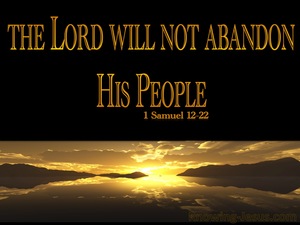 1 Samuel 12:22